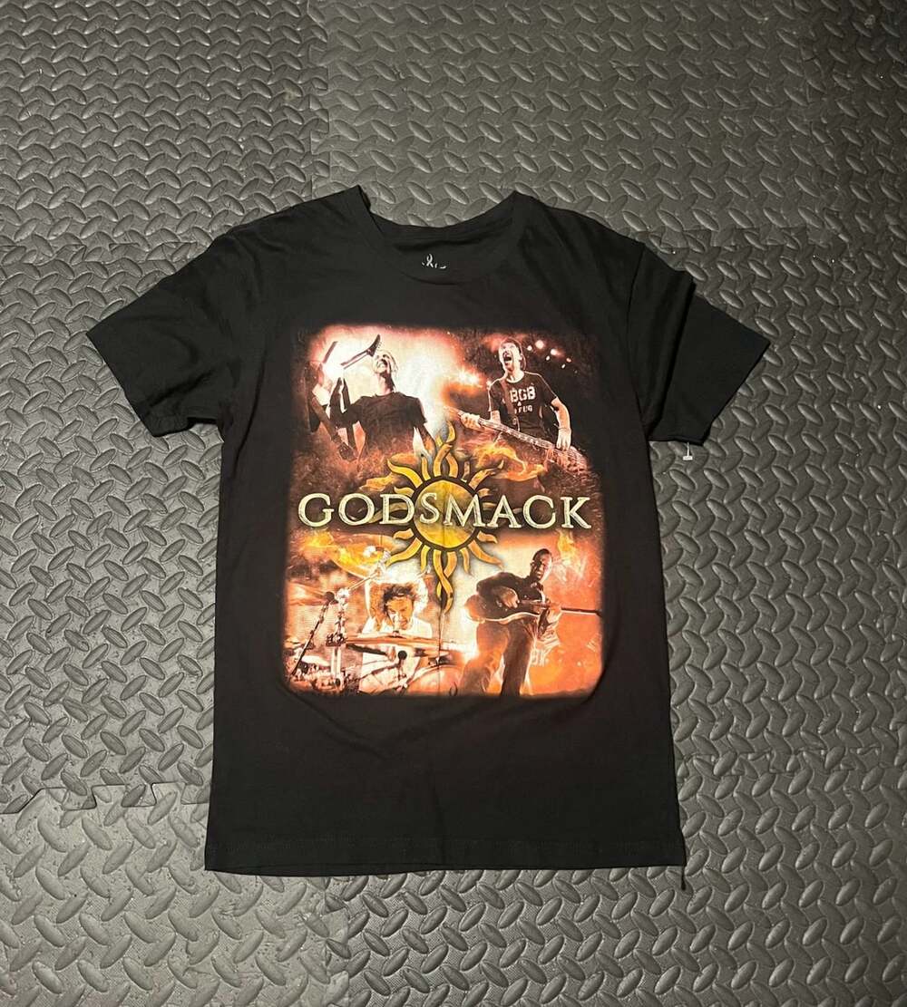 Godsmack When Legends Rise US Fall Tour 2019 T-Shirt Size S Black